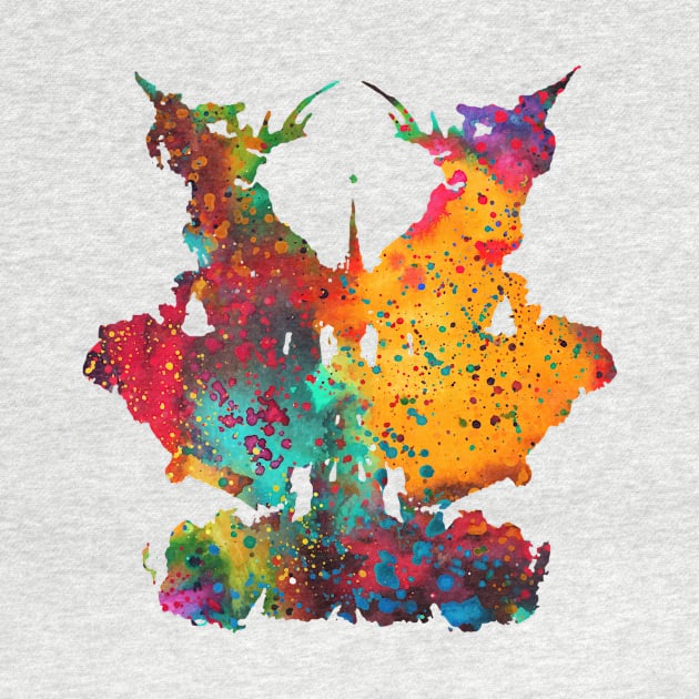 Rorschach inkblot test by erzebeth